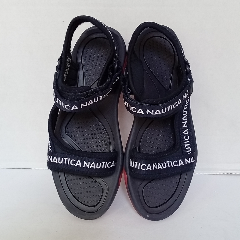 Nautica Men's Sandals Open Toe Athletic Water Shoes With‎ Strap Size 5 - Picture 2 of 5